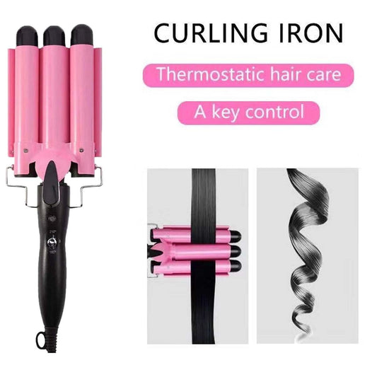 3 Barrels 22mm Hair Curling Iron