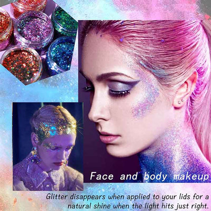 Purple Chameleon Body & Face Glitter Gel