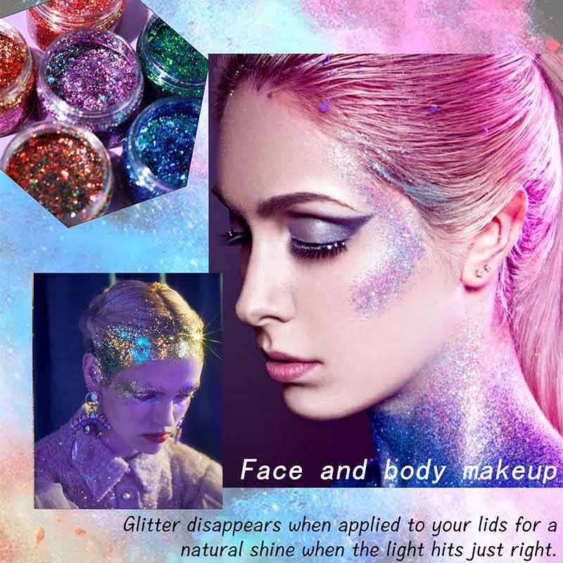 Pink Chameleon Body & Face Glitter Gel
