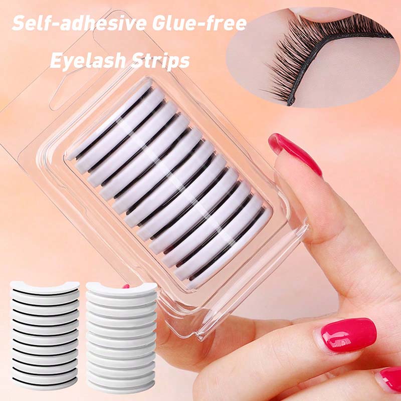 Black Self-adhesive Glue-free Eyelash Strips